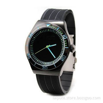 Sports Wristwatch with Alloy Case and Silicone Band, Customized Colors and Logos are Accepted